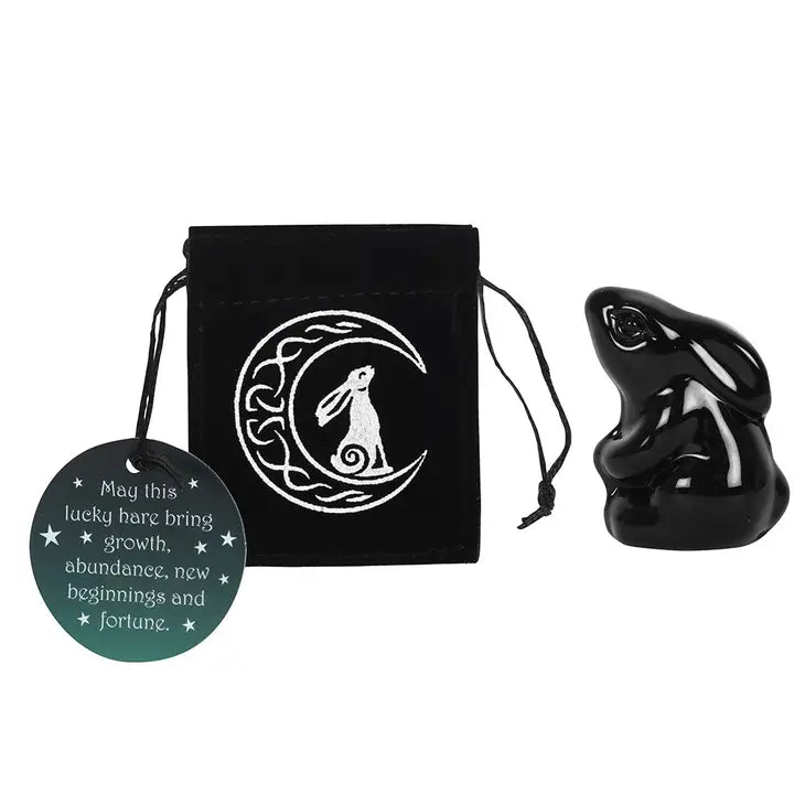 Moon Gazing Hare Charm