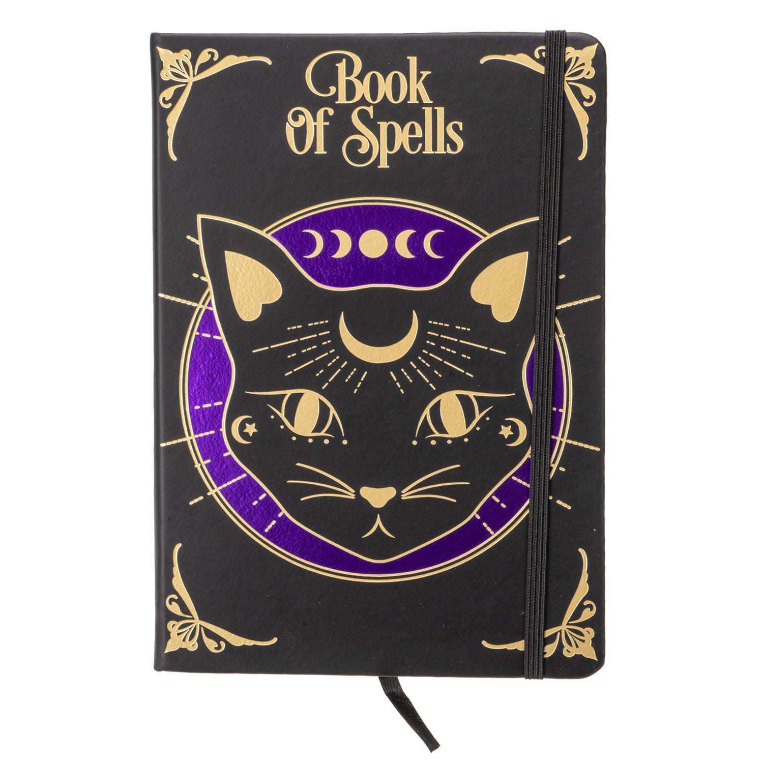 Black Cat Books Of Spells Journal
