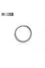 Hoop Septum Jeweled