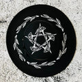 Floral Pentacle Wide brim hat