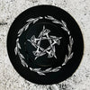 Floral Pentacle Wide brim hat