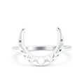 Crescent Moon Phase Ring