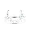 Crescent Moon Phase Ring