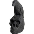 Skull & Raven Statue
