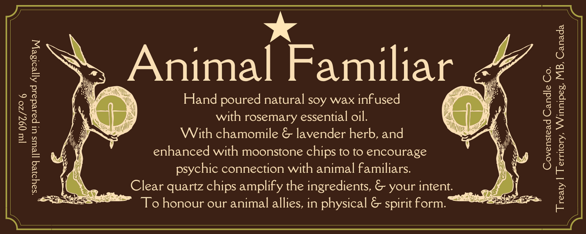Animal Familiar Spell Candle