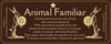 Animal Familiar Spell Candle