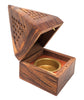 Wooden Temple Cone/Charcol Burner (Square)