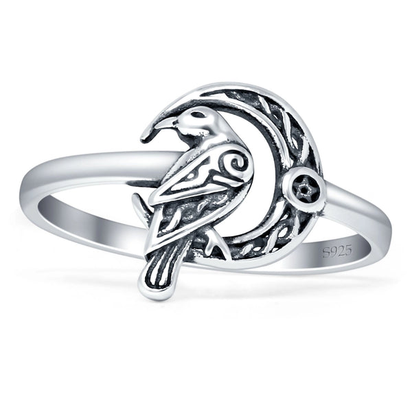 Celtic Raven Ring