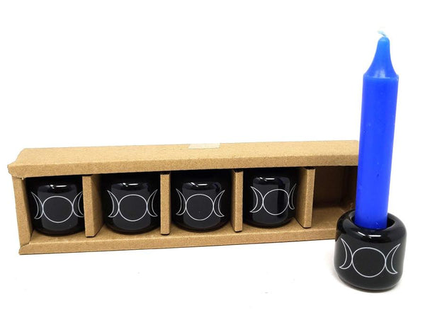 Triple Moon Mini Candle Holder