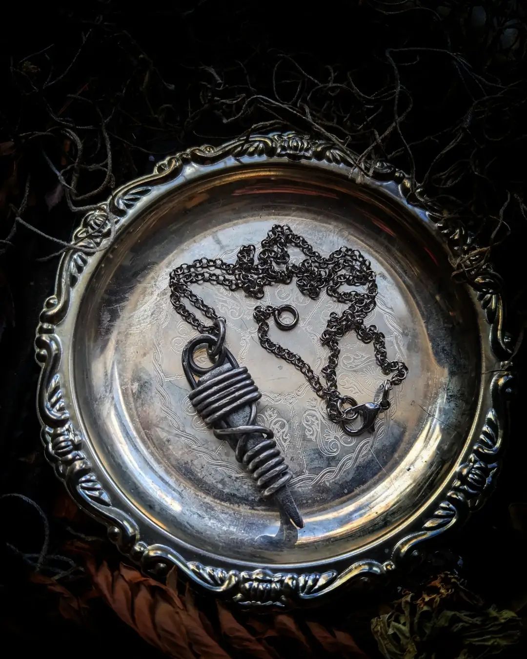 Iron Nail Witch Nail Necklace