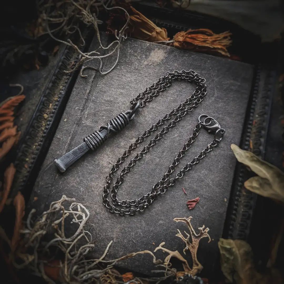 Inverted Witch Nail Necklace
