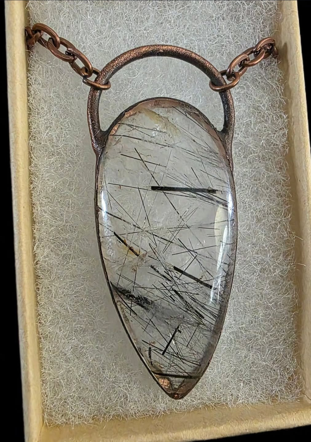 Tourmalinated Quartz Copper