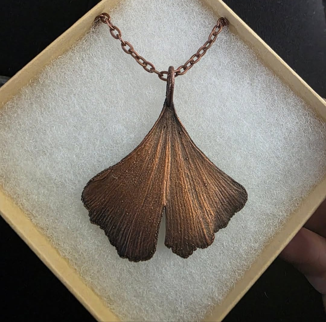 Copper Ginkgo Leaf