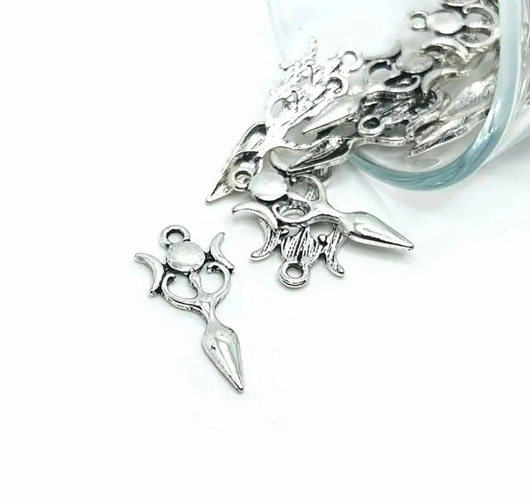 Triple Goddess Charm