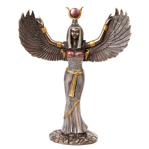 Isis Winged Bronze Statue