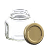 Oval Hexagone Glass Jar