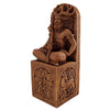 Seated God Wood Finish