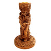 Candle Holder God Wood Finish