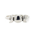 Triple Moon Goddess Ring