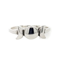 Triple Moon Goddess Ring