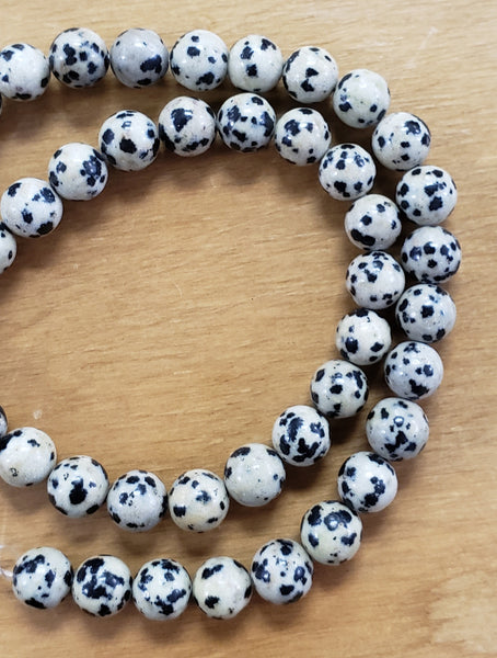 Dalmation Stone Beads