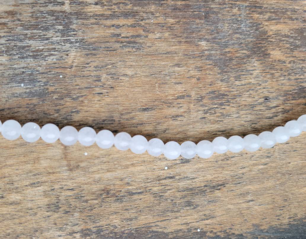 White Jade Beads