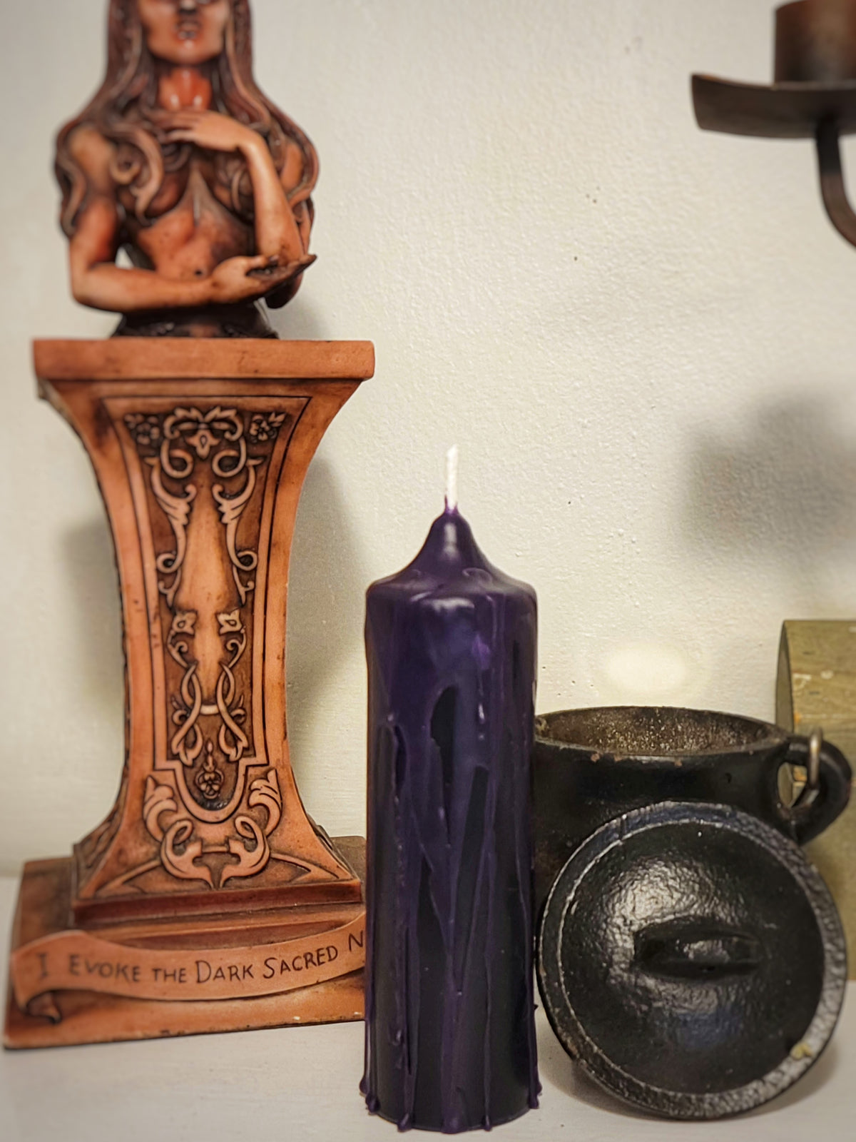 Dark Moon Pillar Candle