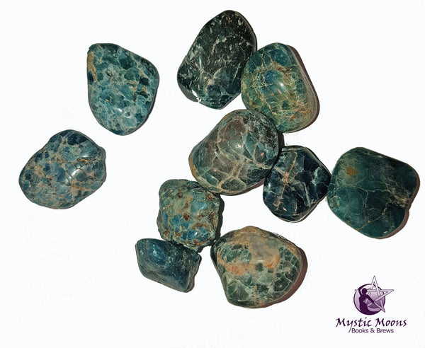 Apatite (blue)