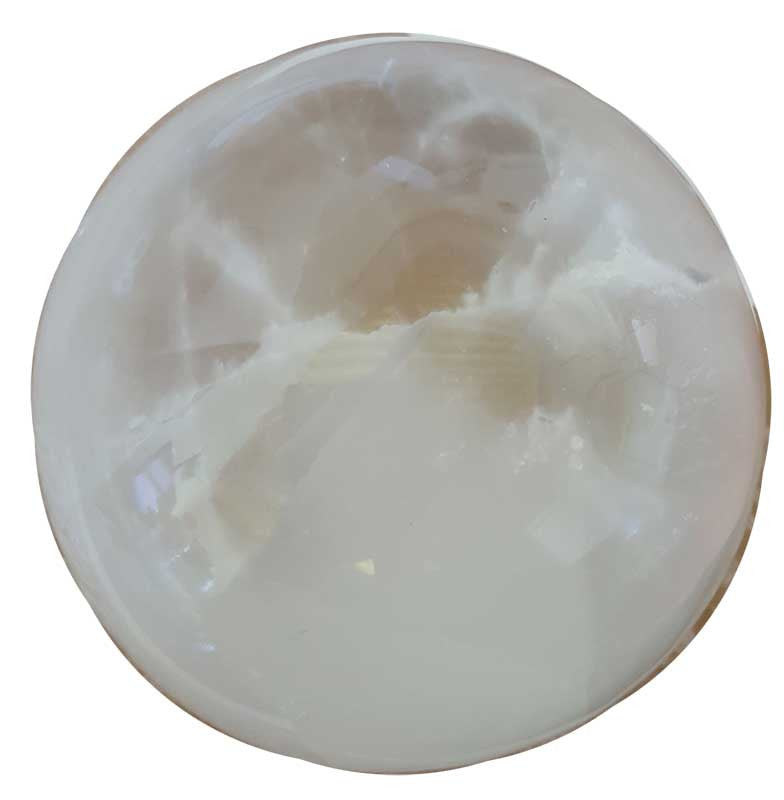 White Selenite Crystal Ball 5"