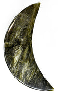 Crescent Moon Golden Sheen Obsidian