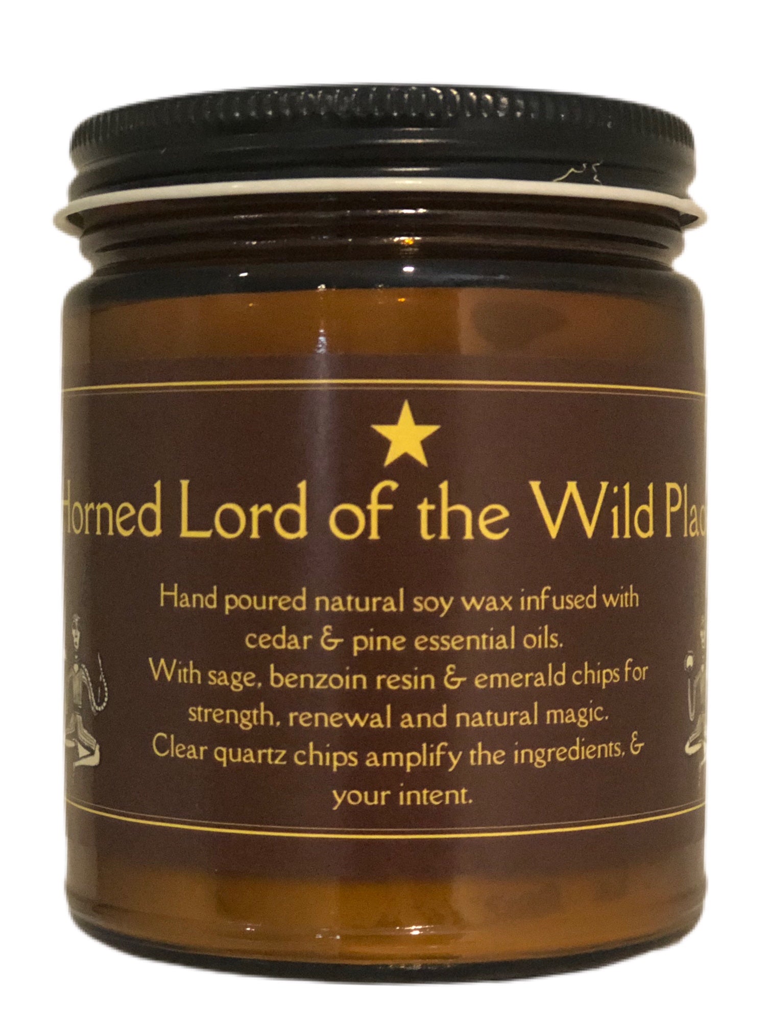 Horned God of the Wild Places Spell Candle