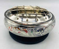 Silver Tone Screen Charcoal Burner