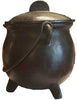 8" Cast Iron Cauldron Plain