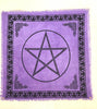 Purple Pentacle Altar Cloth M