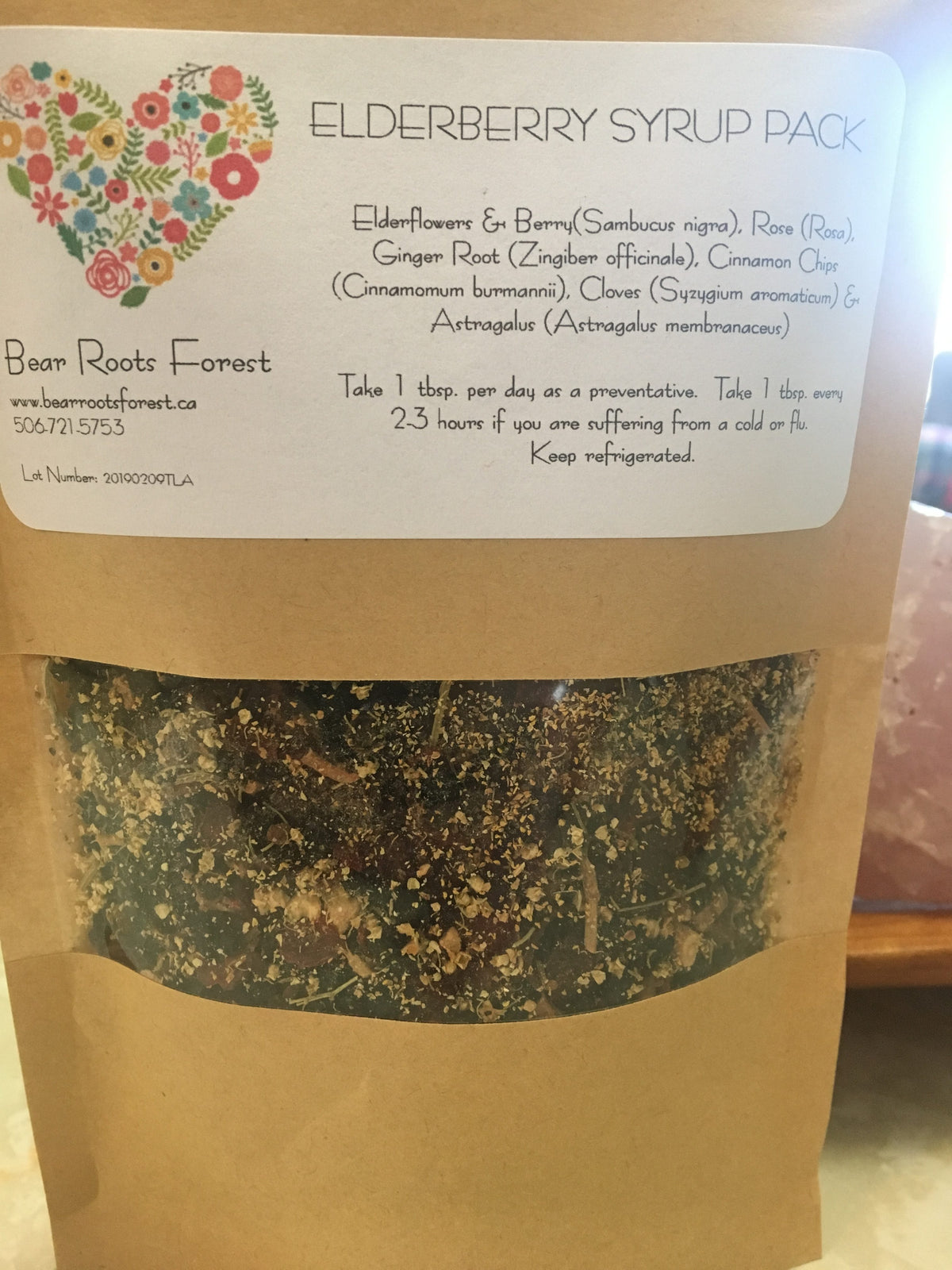 Elderberry Syrup Pack