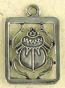 Square Scarab Beetle Necklace