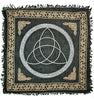 Triquetra Altar Cloth in Gold and Silver