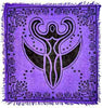 Purple Moon Goddess Altar Cloth
