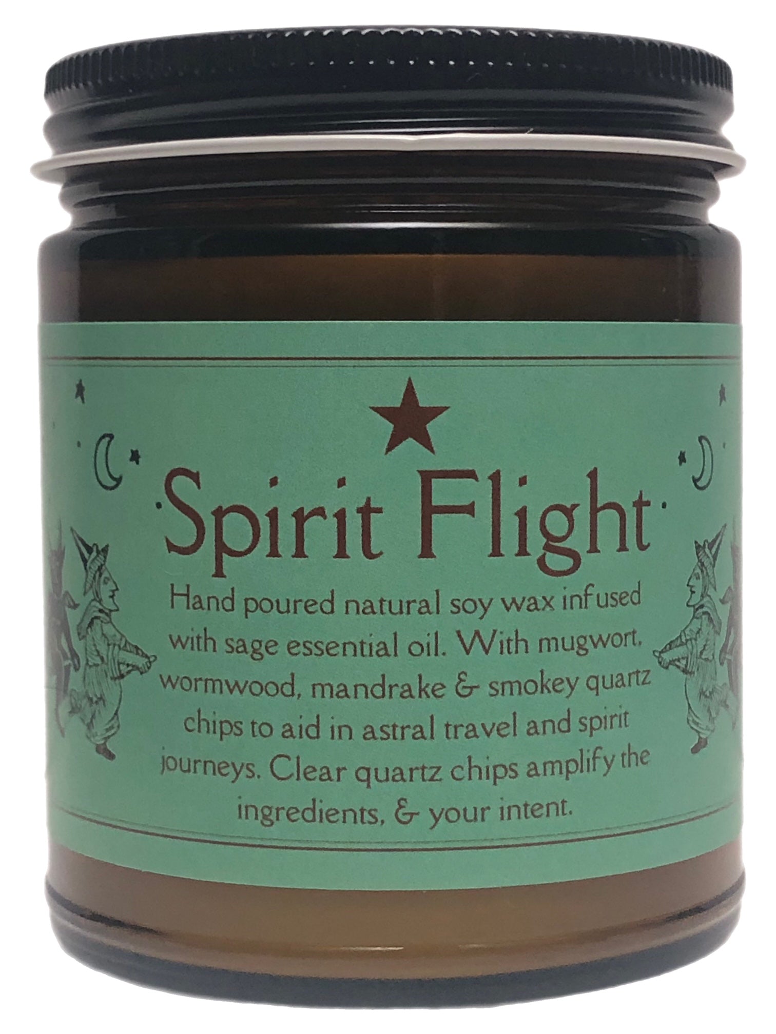 Flight Spell Spirit Flight Spell Candle | Mystic Moons Books & Brews