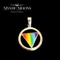 Rainbow Triangle Pendant