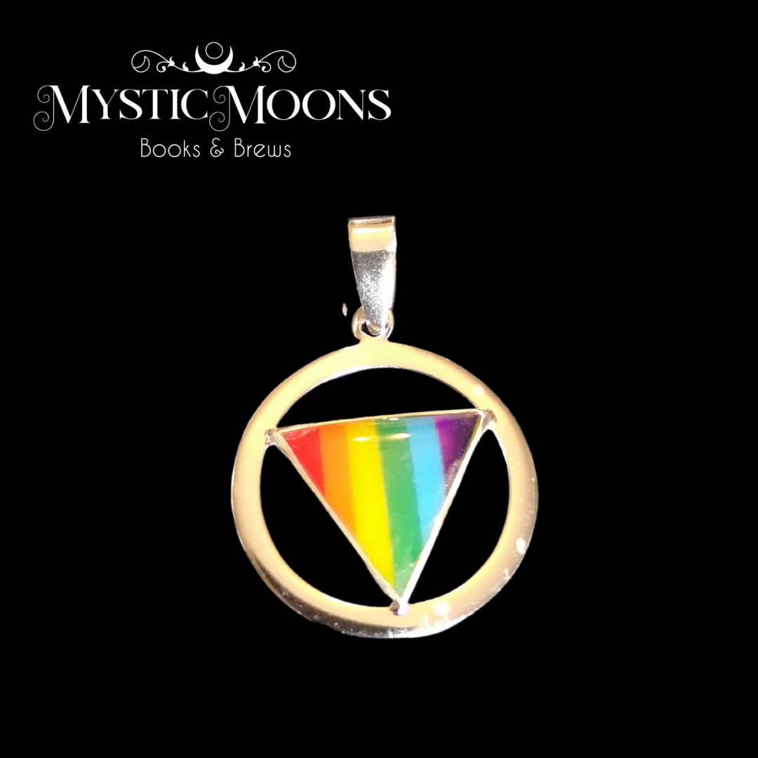 Rainbow Triangle Pendant
