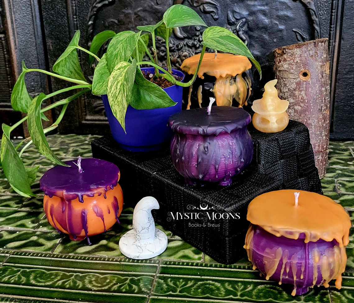 Cauldron drip Candle