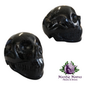 Black Tourmaline Skull