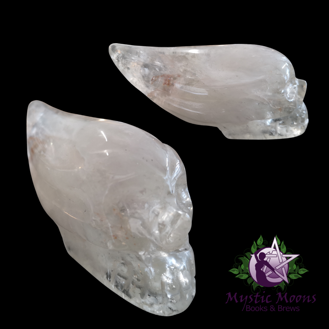 Prasiolite Alien Skull