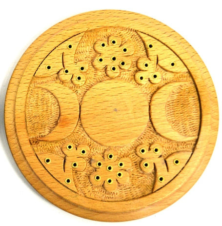 Wooden Incense Plate