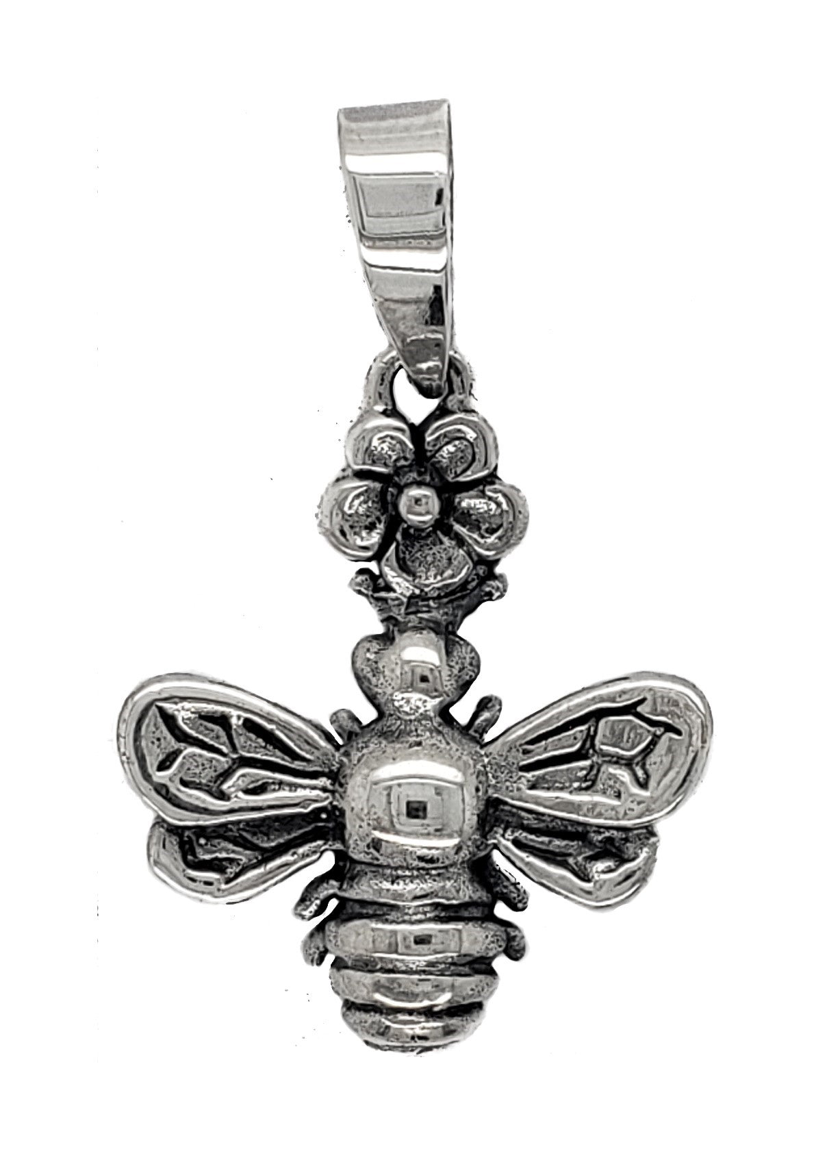 Bee w/Flower Pendant