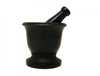 Small Black Stone Mortar & Pestle