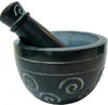 Soapstone Spiral Mortar and Pestle