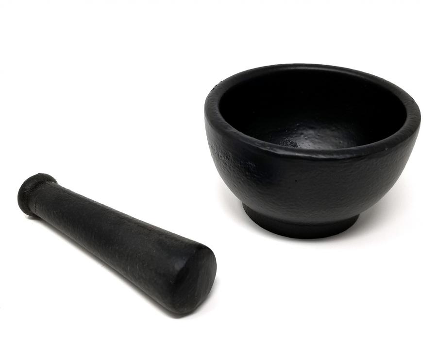 Cast Iron Mortar and Pestle