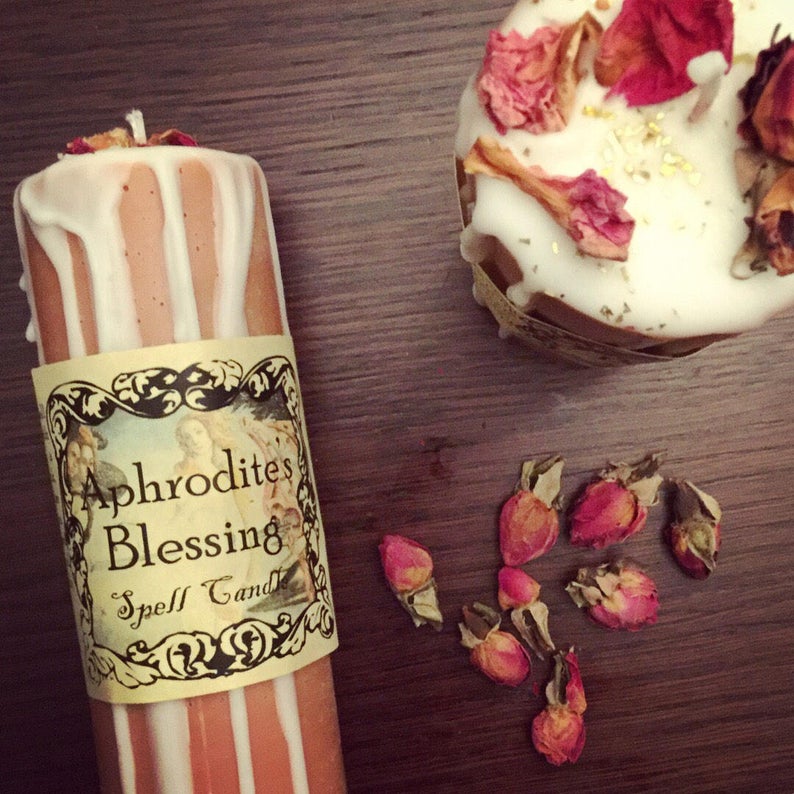 Aphrodite Love Blessing Candle